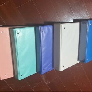 Colorful Home Office Binder Set